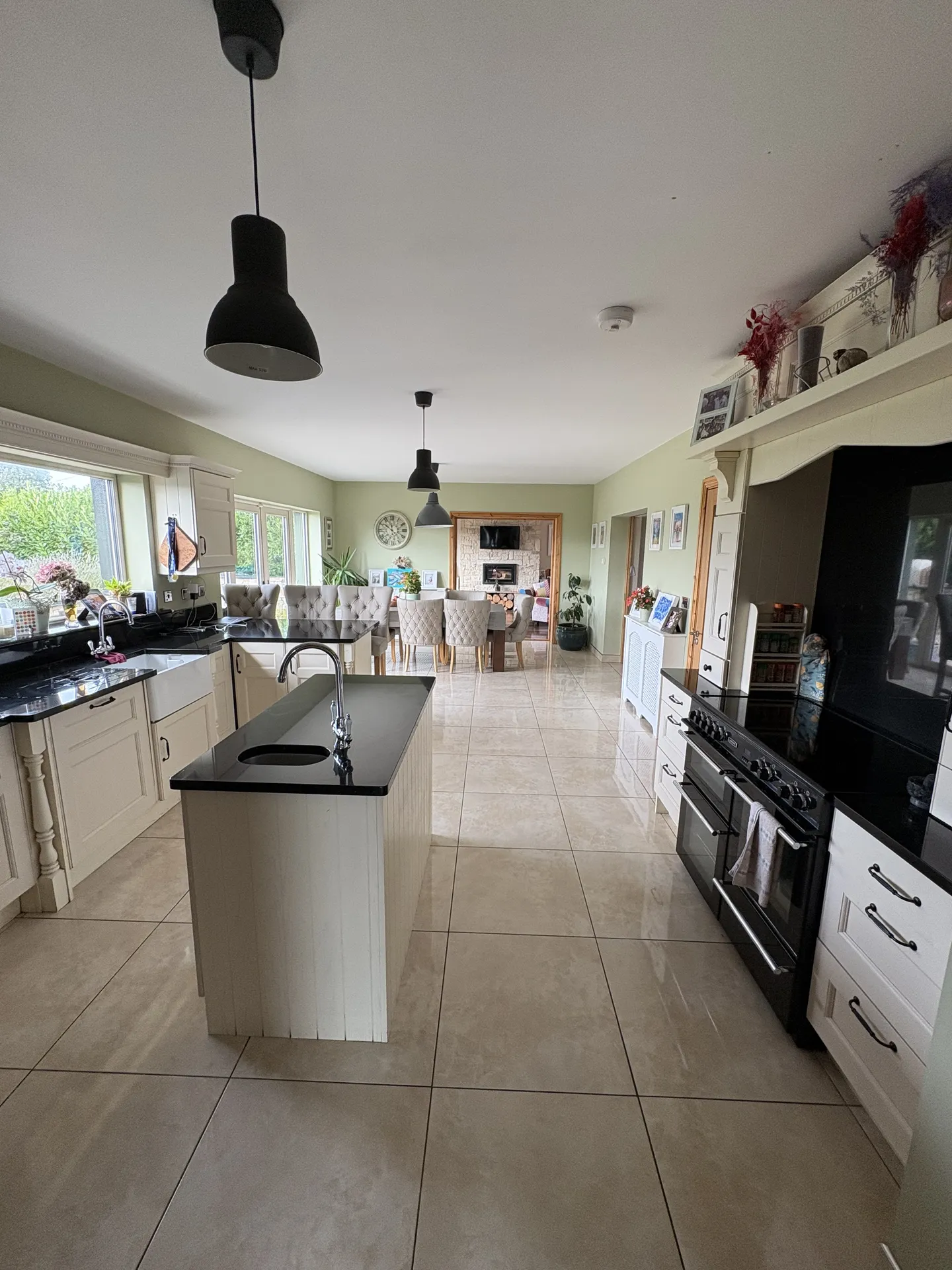 Golf Lodge farmhouse kitchen and dining